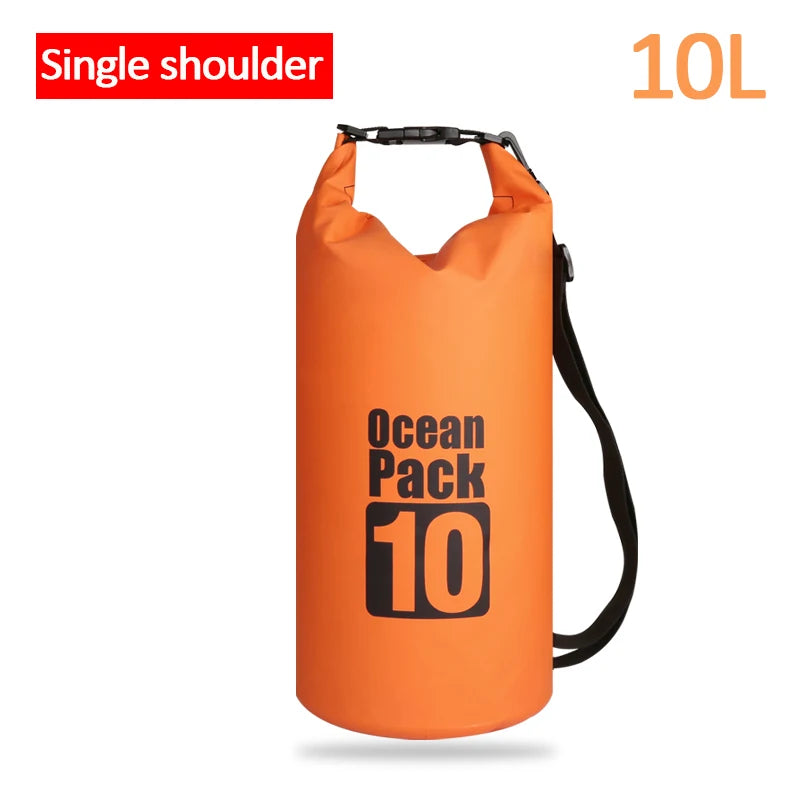 Waterproof Swimming Dry Bags: 500D Dry Sack Options in 2/5/10/15/20/30L for Boating, Fishing, Rafting