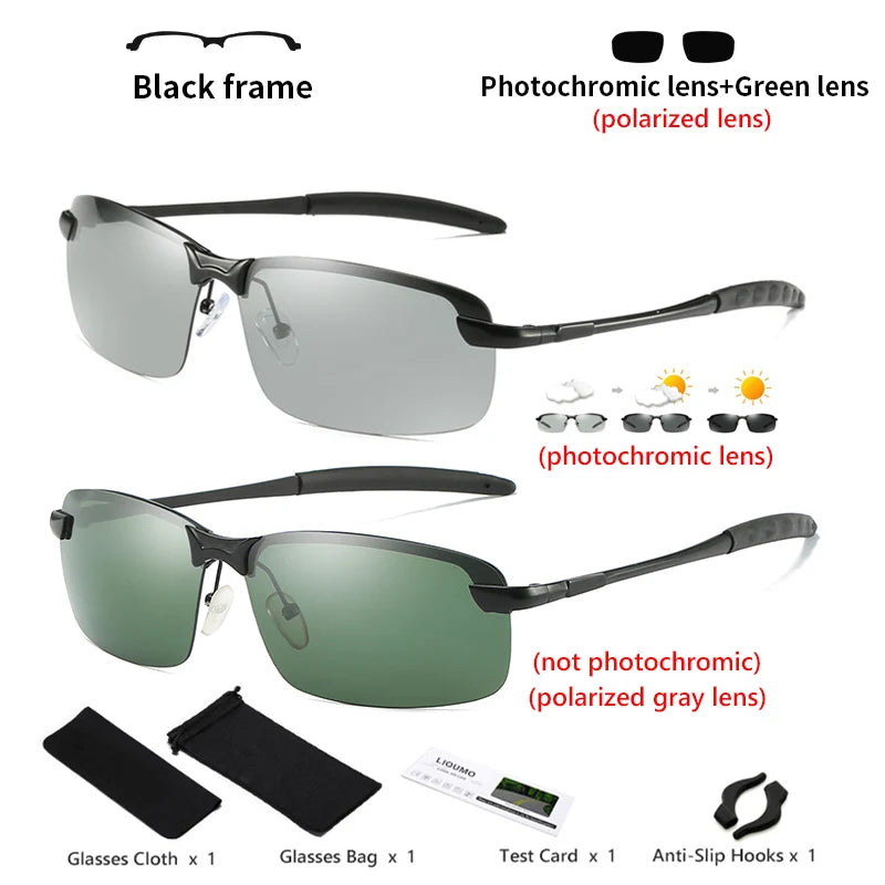 Photochromic Polarized Sunglasses - The Ultimate Anti-Glare Driving Glasses