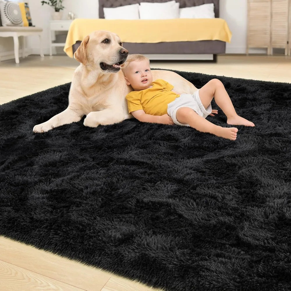 Elevate Your Living Space with Plush 8x10 Area Rugs - Ideal for Living Rooms and Bedrooms