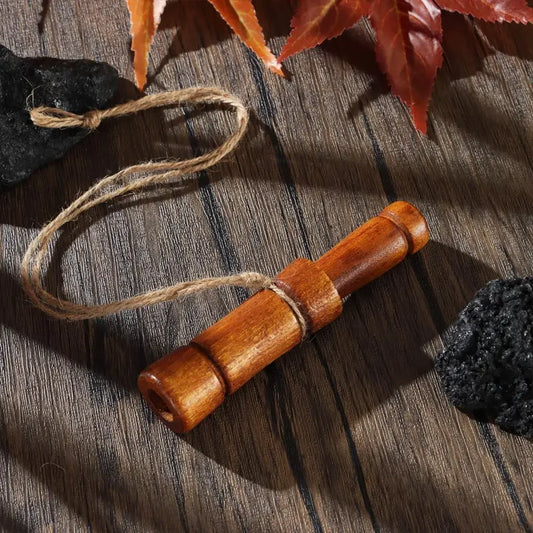 Wooden Hunting Whistle Decoy – Imitates Duck, Goose, Pheasant Calls – Outdoor Bird Call Lure for Hunting & Training