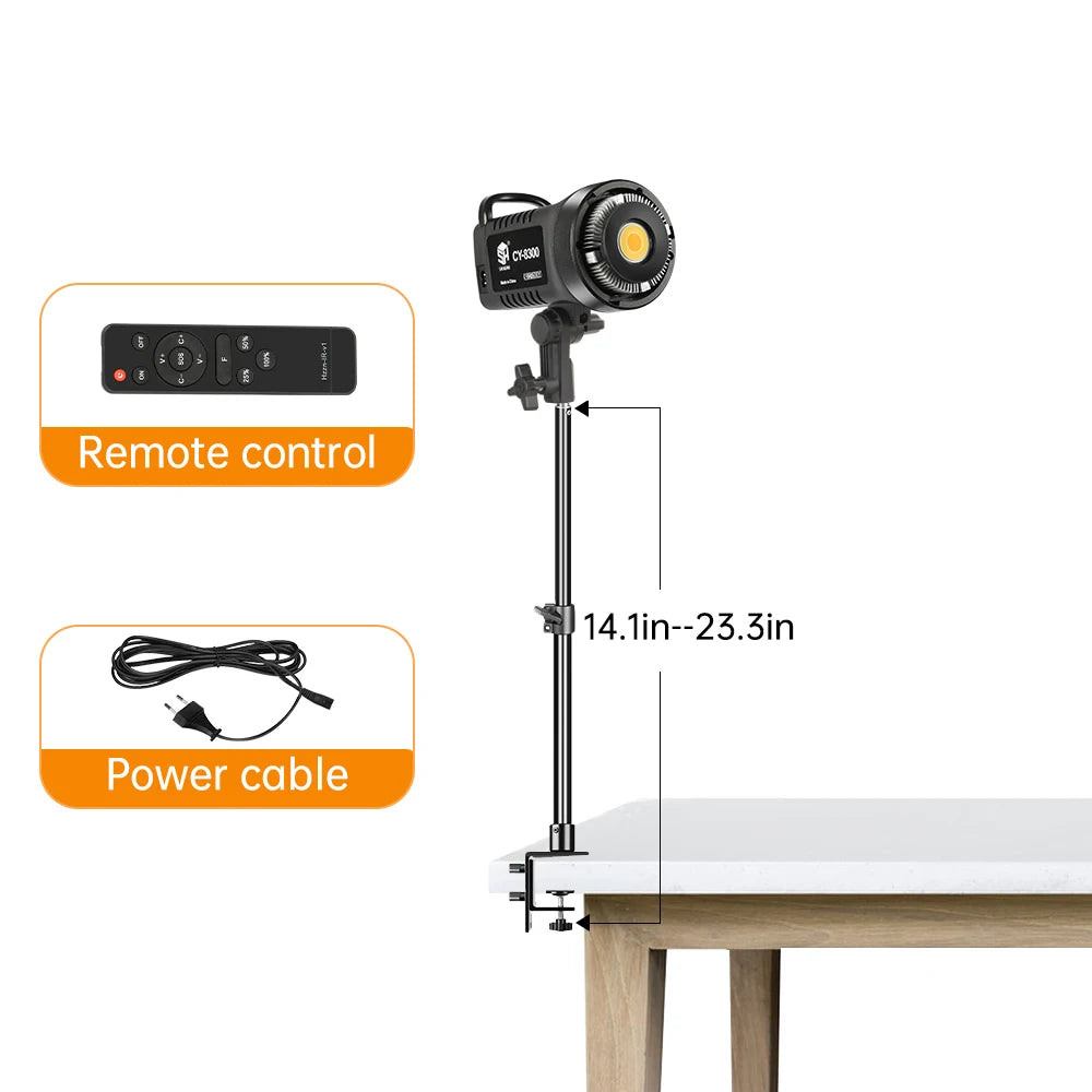 Capture Perfect Shots: 100W Daylight-Balanced LED Video Light for Photography & YouTube Live