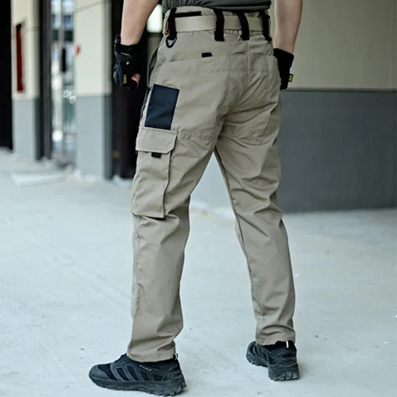 Premium Tactical Cargo Pants: Waterproof Ripstop Military-Style Men's Combat Training Trousers with Multi-Pocket Design