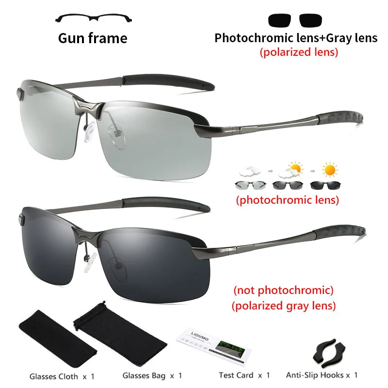 Photochromic Polarized Sunglasses - The Ultimate Anti-Glare Driving Glasses