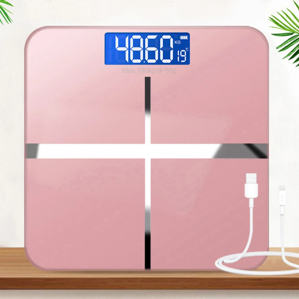 Intelligent Electronic Weight Scale – HD Display with Precision Measurement & Room Temperature Sensor for Home & Office