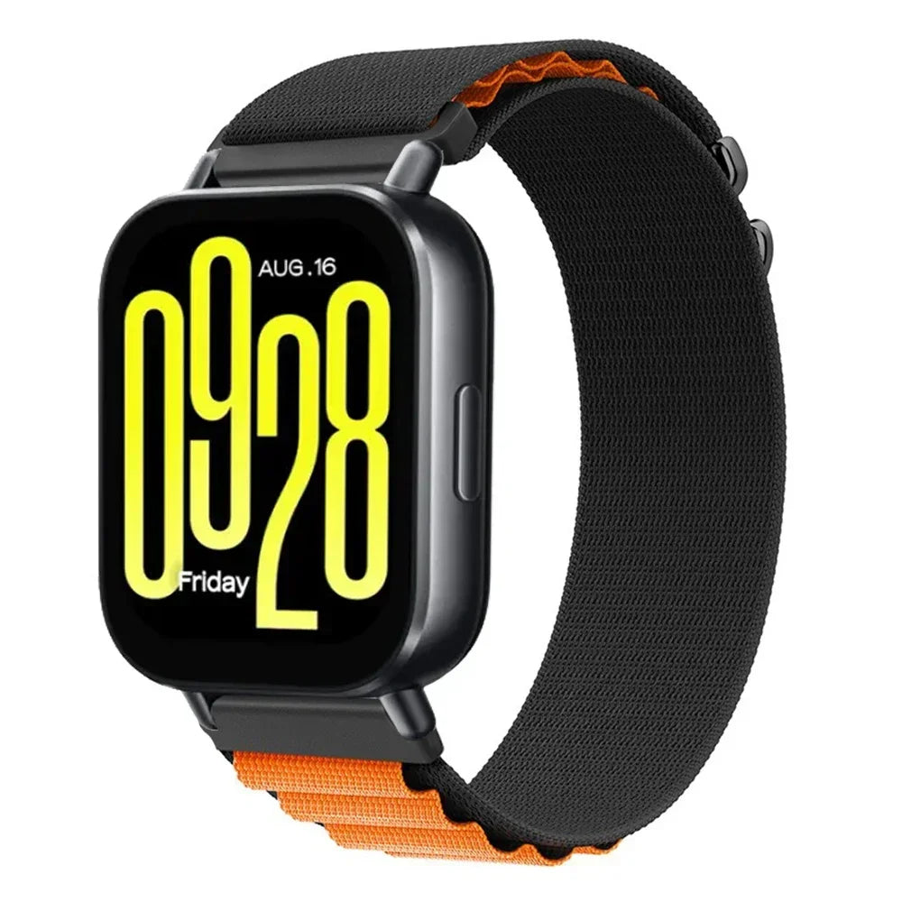 22mm Sports Alpine Loop Strap for Redmi Watch 5 Lite/Active – Nylon Comfortable Replacement Band Bracelet