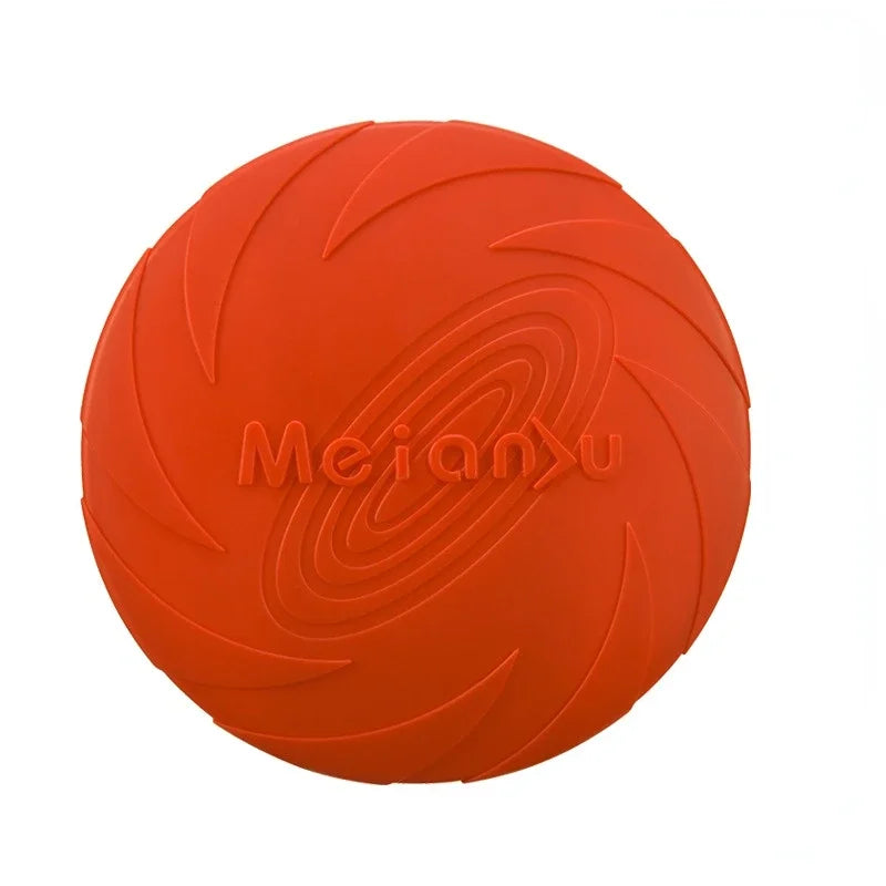 Fashion Dog Toy Flying Discs: 15/18/22cm Silicone Interactive Training Toys for Puppies and Pets