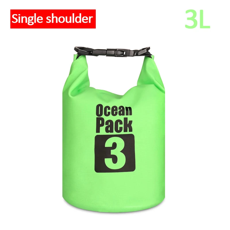 Waterproof Swimming Dry Bags: 500D Dry Sack Options in 2/5/10/15/20/30L for Boating, Fishing, Rafting