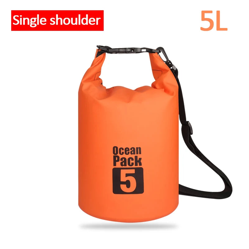 Waterproof Swimming Dry Bags: 500D Dry Sack Options in 2/5/10/15/20/30L for Boating, Fishing, Rafting