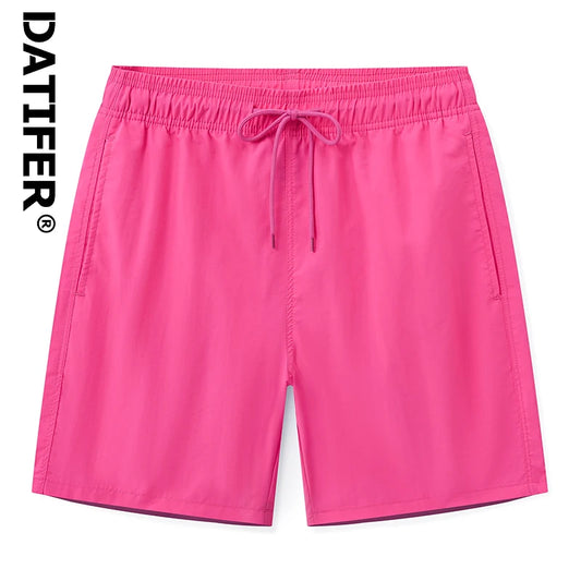 DATIFER 2025 Men’s Surf Board Shorts – Breathable Nylon Swim Trunks with Mesh Liner for Beach, Sport & Swim