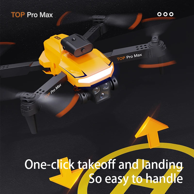 P18 Professional RC Drone - 8K Tri HD Camera, Optical Flow Localization, 540° Obstacle Avoidance, GPS Quadcopter Gift