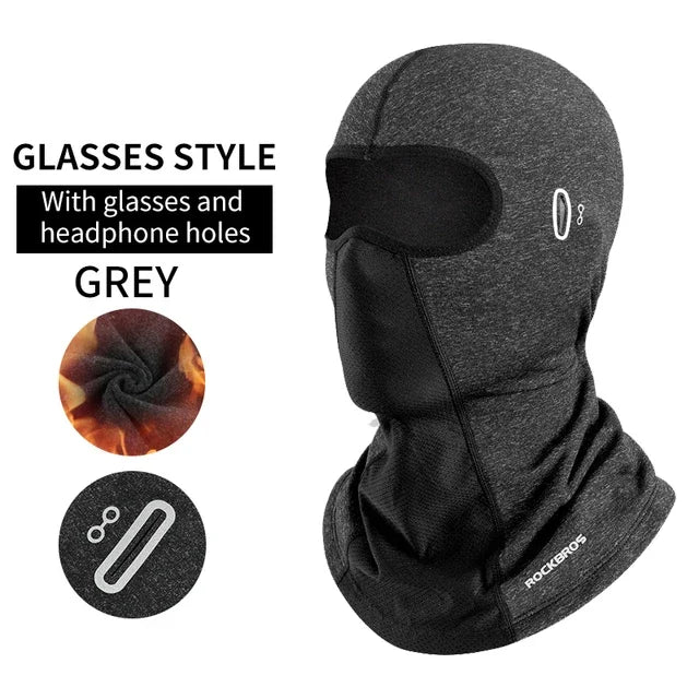 Winter Balaclava for Men and Women – Warm, Windproof, Breathable, and Washable Motorcycle and Cycling Helmet Liner