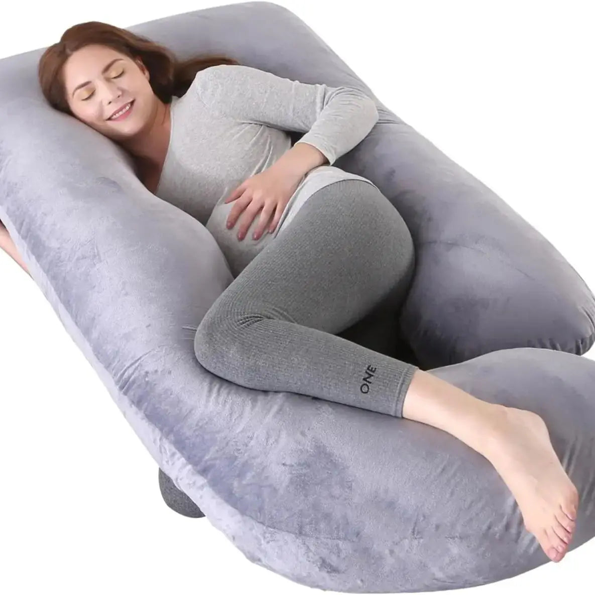 Ultimate G-Shaped Pregnancy Pillow – Full Body Maternity Support for Side Sleepers & Pregnant Women