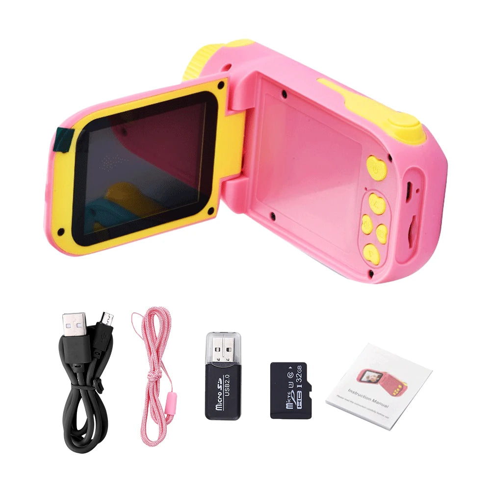 Children's Selfie and Video Camera - Educational Digital Camera for Kids - Perfect Birthday Gift