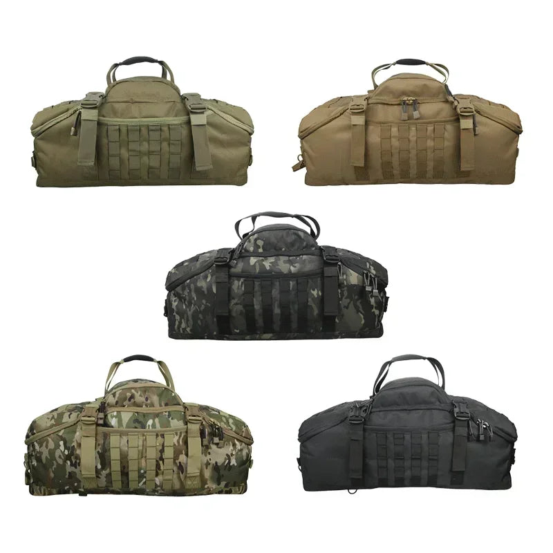 40L/60L/80L Large Capacity Waterproof Travel Bags - Men's Military Duffel Bag, Travel Tote, and Weekend Luggage