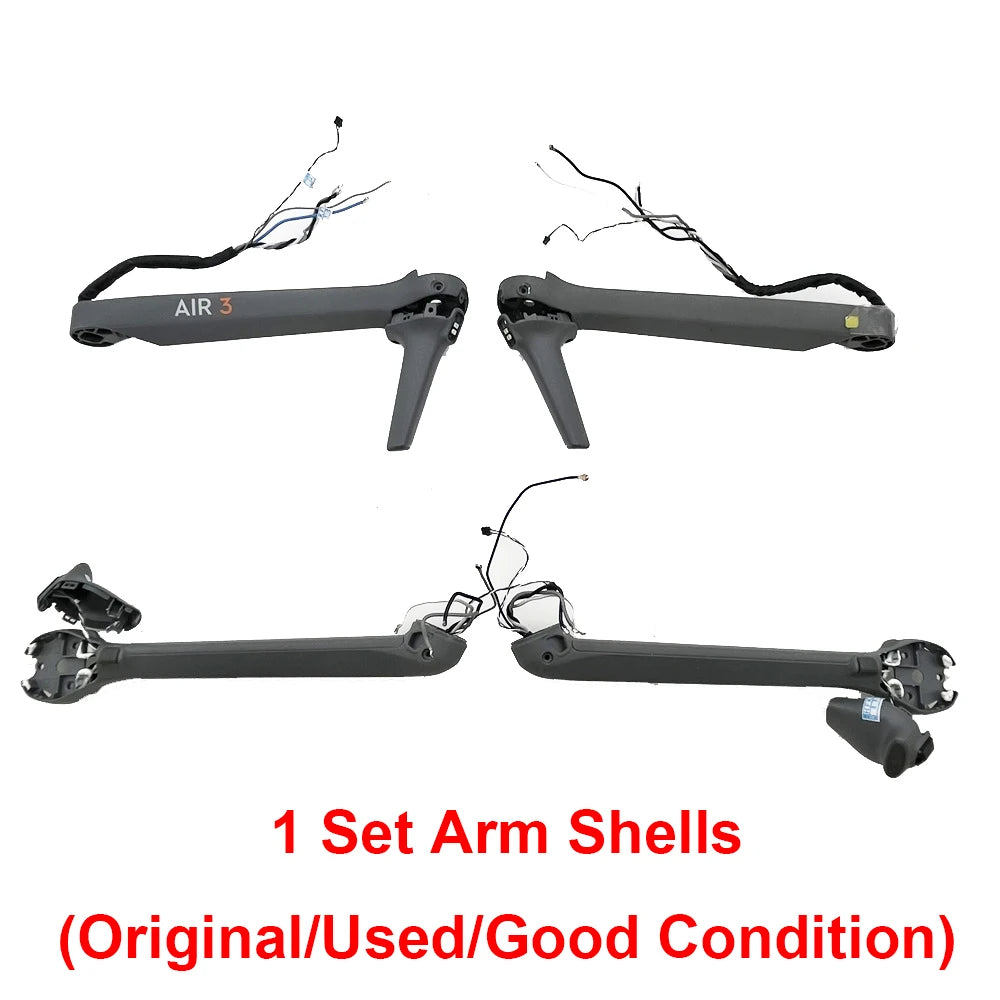 Original Arm Shell for DJI Air 3 – Left, Right, Back, and Front Arm without Motor, Includes Landing Gear, Drone Spare Parts in Good Condition