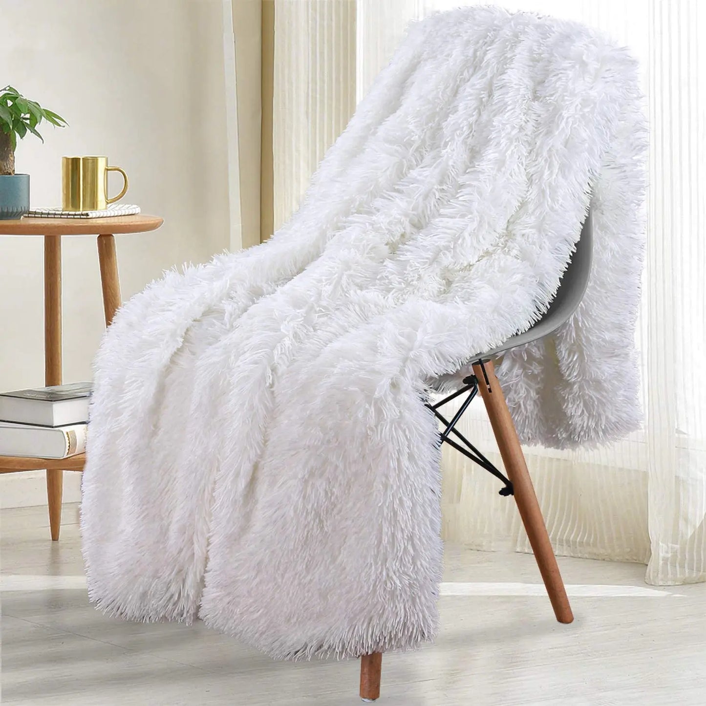 Double Layer Plush Winter Throw Blanket: Cozy Bedspread, Sofa Cover, and Chair Towel – Perfect for Home Comfort