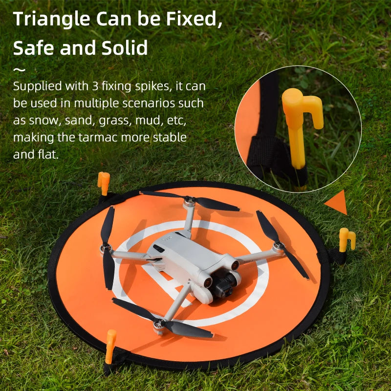 🛬 Foldable Drone Landing Pads (40/55/75CM)
Compatible with DJI Avata 2, Mini 3 Pro, Mavic 3 Pro, Mini 2, Air 3, and more