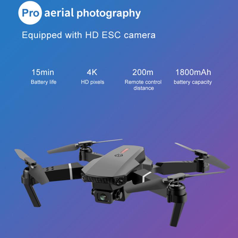 Elevate Your Photography with the Mini Drone: Dual 4K HD Cameras, Visual Positioning, 1080P WiFi FPV, and Height Control