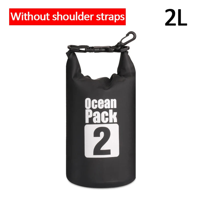 Waterproof Swimming Dry Bags: 500D Dry Sack Options in 2/5/10/15/20/30L for Boating, Fishing, Rafting