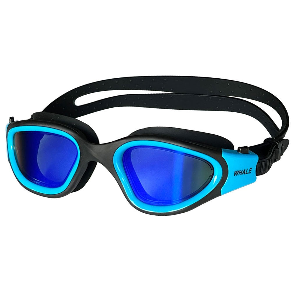 Experience Clear Vision with Professional Adult Swimming Goggles: Anti-Fog, UV Protection, Waterproof, and Adjustable Silicone for Men and Women