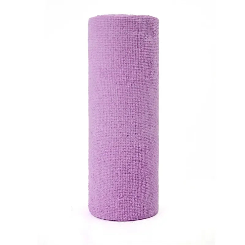 Reusable Microfiber Cleaning Cloth Roll – 20-Sheet Washable Kitchen Towels for Dishes & Household Use