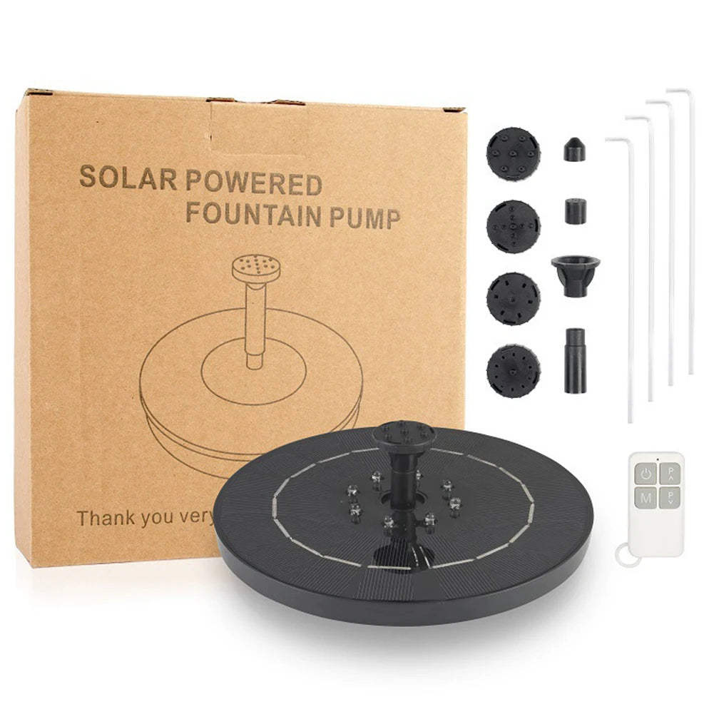 Solar-Powered Floating Water Fountain with 6 Nozzles – Perfect for Pools, Ponds, and Waterfalls