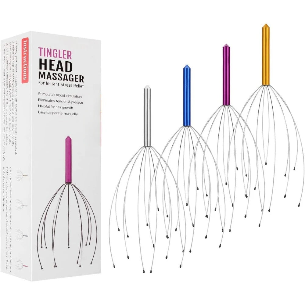 Handheld Scalp Massagers – Stress-Relieving Head Scratchers for Hair Stimulation & Relaxation