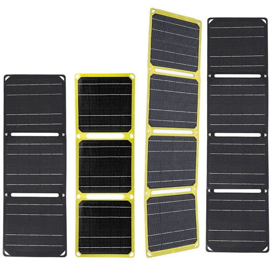 30W/40W Portable Foldable Solar Charger – IP67 Waterproof with USB-A, Type-C, and DC Output for 5V Battery and Phone Charging