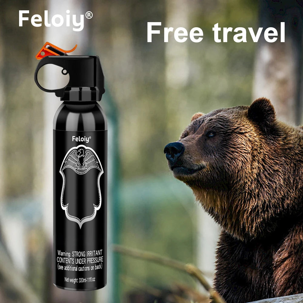 330ml Bear Spray – Compact & Powerful Wildlife Deterrent for Camping, Hiking & Outdoor Safety