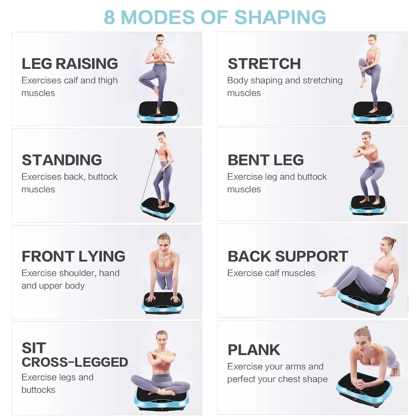 Whole-Body Vibration Plate – Portable Fitness Platform for Toning, Recovery & Wellness