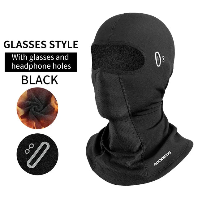 Winter Balaclava for Men and Women – Warm, Windproof, Breathable, and Washable Motorcycle and Cycling Helmet Liner