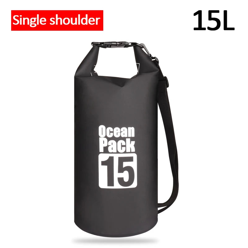 Waterproof Swimming Dry Bags: 500D Dry Sack Options in 2/5/10/15/20/30L for Boating, Fishing, Rafting