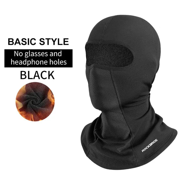 Winter Balaclava for Men and Women – Warm, Windproof, Breathable, and Washable Motorcycle and Cycling Helmet Liner