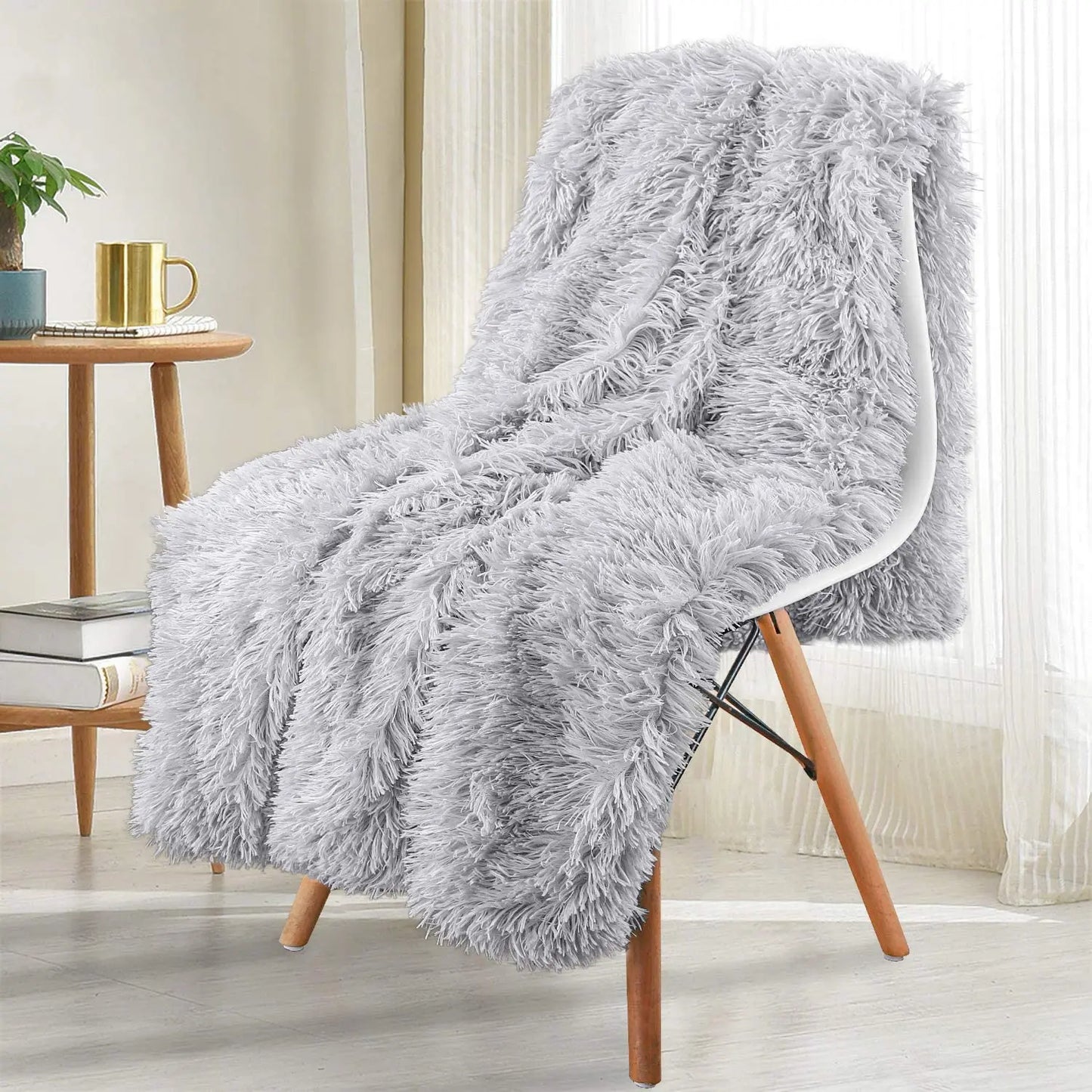 Double Layer Plush Winter Throw Blanket: Cozy Bedspread, Sofa Cover, and Chair Towel – Perfect for Home Comfort