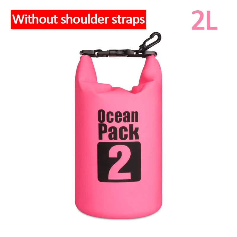 Waterproof Swimming Dry Bags: 500D Dry Sack Options in 2/5/10/15/20/30L for Boating, Fishing, Rafting