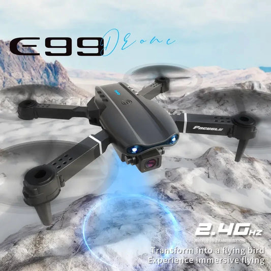 Explore the Sky: E99 4K HD Foldable Drone with WiFi FPV Camera – Perfect for Aerial Photography & Fun!