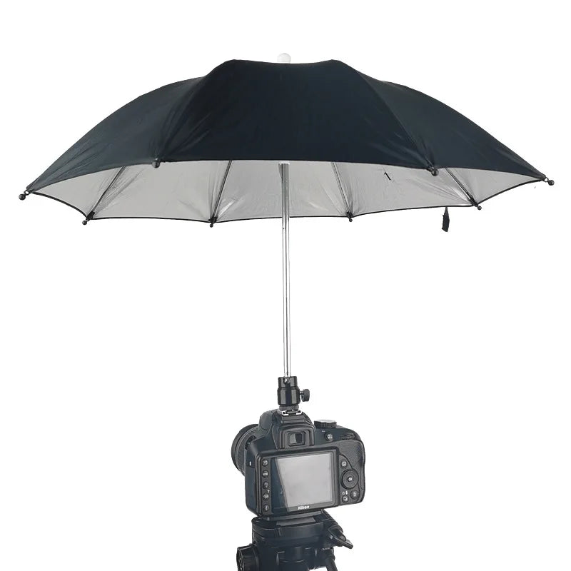 Universal DSLR Camera Umbrella Holder – 26/50CM Rain & Sun Shade for Outdoor Photography