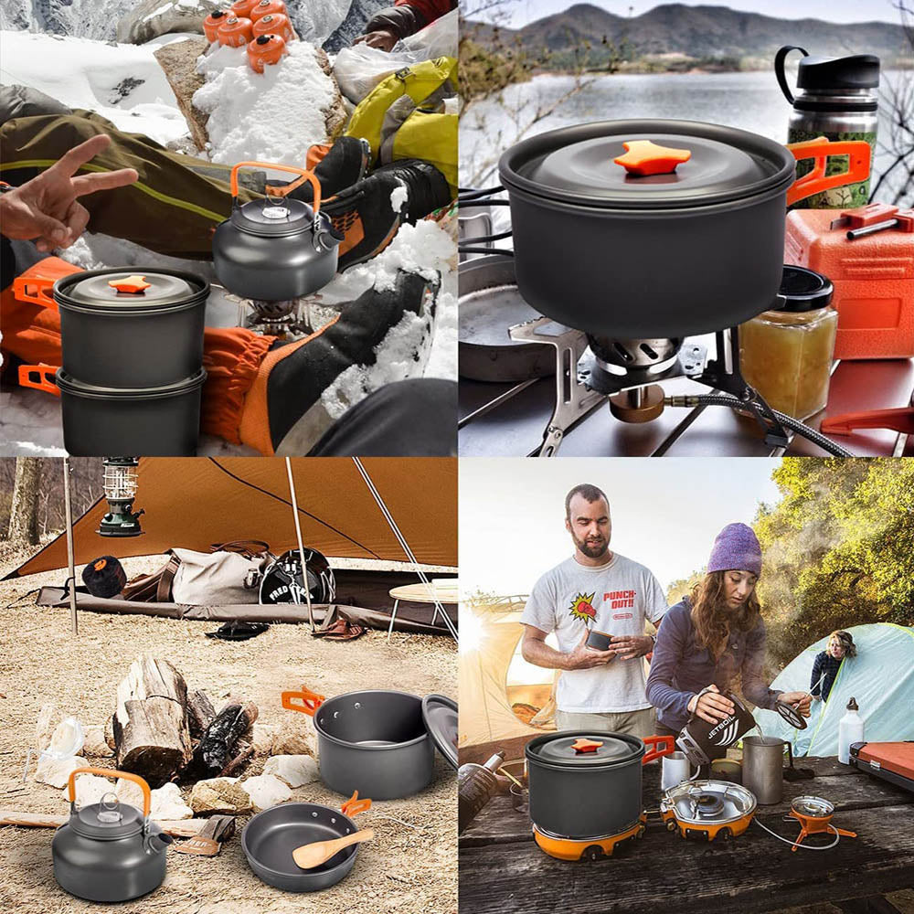 Lightweight Aluminum Camping Cooking Kit: Essential Outdoor Equipment