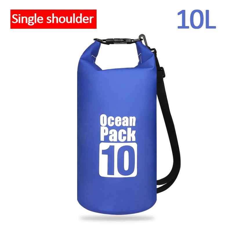 Waterproof Swimming Dry Bags: 500D Dry Sack Options in 2/5/10/15/20/30L for Boating, Fishing, Rafting