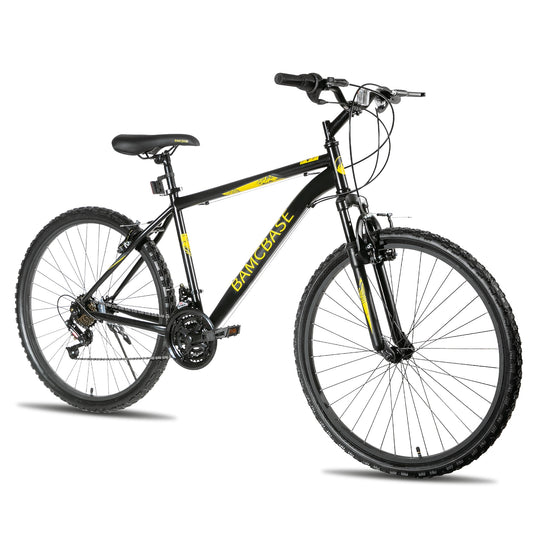 Hit the Trails with the Unisex 26-Inch 21-Speed Twist Shifter Mountain Bike: High-Carbon Steel, Thickened Suspension Fork, and Ideal for Adult Adventures