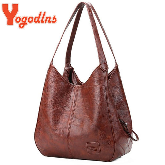 Experience Timeless Elegance with Yogodlns Vintage Luxury Handbags for Women: Top-Handle Shoulder Totes by Designers