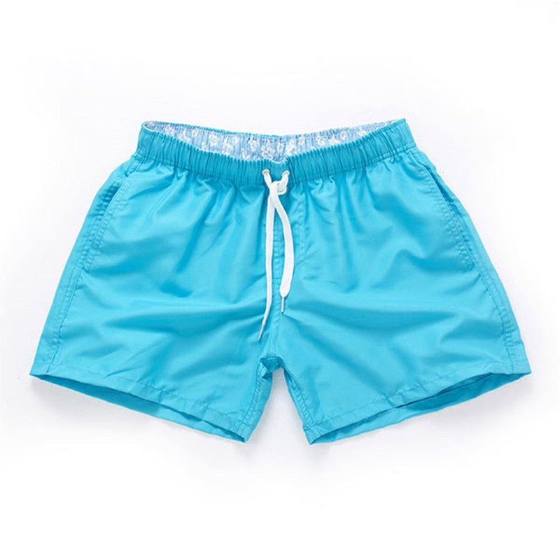 Men's Quick-Dry Swimwear: Beach-Ready Brand Swimsuit Shorts with Convenient Pockets