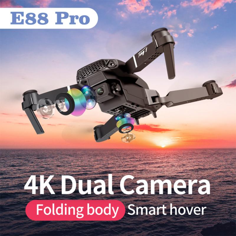 Elevate Your Photography with the Mini Drone: Dual 4K HD Cameras, Visual Positioning, 1080P WiFi FPV, and Height Control