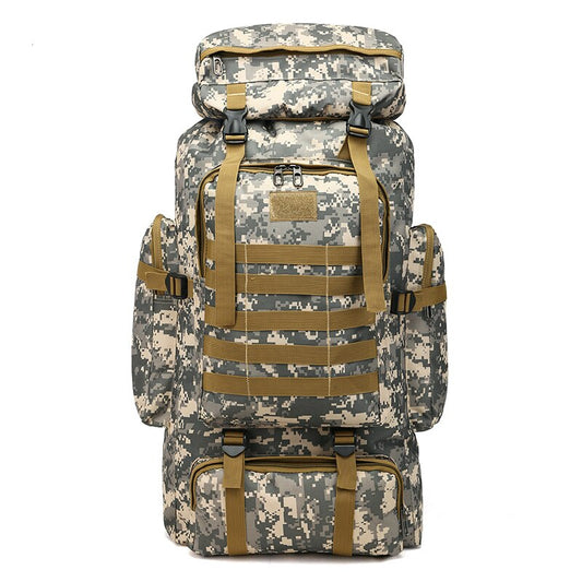 Large Capacity Camouflage Military Travel Backpack for Men: Ideal for Hiking and Waterproof for the Outdoor