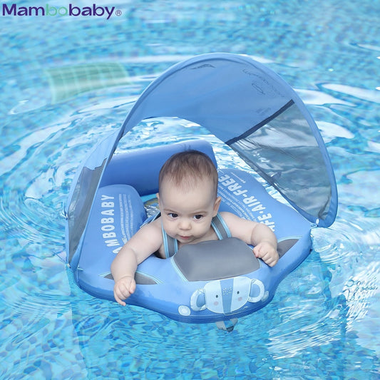 Mambobaby Baby Float Swimming Rings: Infant Waist Swim Rings for Toddlers - Non-Inflatable Buoy Pool Accessories