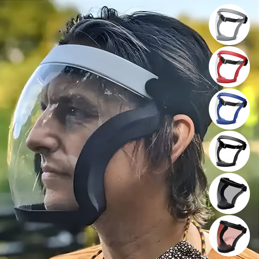 Ultimate Clarity and Protection: The Complete Transparent Face Shield for Home - Defend Against Oil Splashes, Conquer Fog, and Unleash Unisex Safety